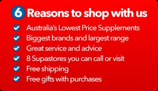 Reasons to shop with Supplement Warehouse